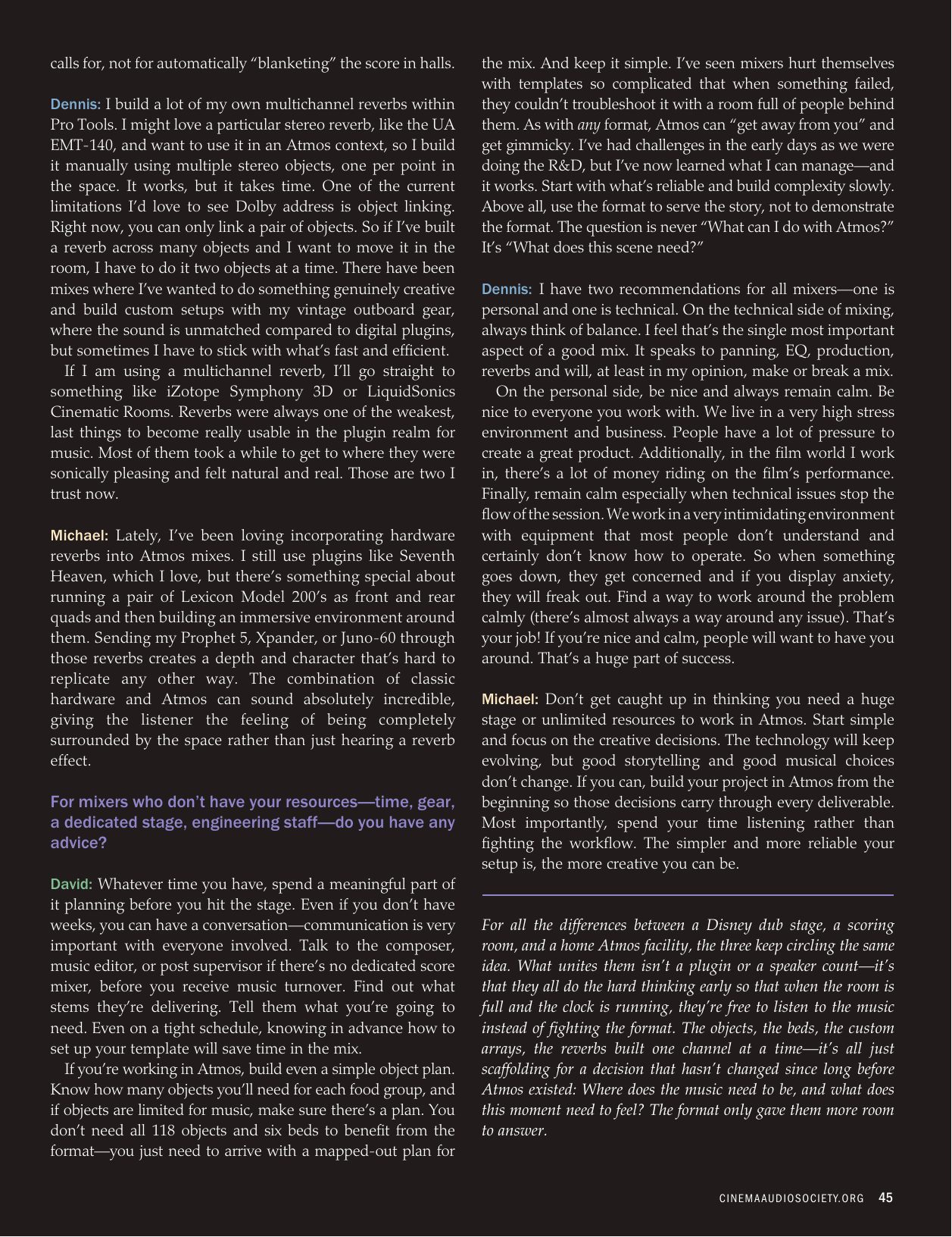cas quarterly fall 2026, page 7